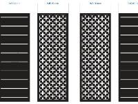 Mẫu cnc cổng 4 cánh file dxf đơn giản