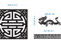 Mẫu cnc hoa văn xe tang đẹp