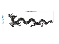 Mẫu cnc rồng cắt 2d đẹp