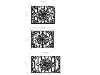 Mẫu hàng rào 3 kích thước cắt cnc