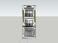 Mẫu su nhà phố 3 tầng 4.5x21.5m