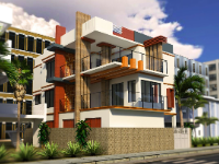 mẫu villa 3 tầng,sketchup villa 3 tầng,biệt thự 3 tầng