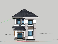 Biệt thự 2 tầng,Model su biệt thự 2 tầng,file su biệt thự 2 tầng