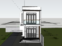 Nhà phố 2 tầng 3.8x17m model su