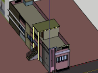 Nhà phố 2 tầng 4.8x19m file su