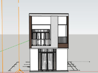 Nhà phố 2 tầng,model su nhà phố 2 tầng,file su nhà phố 2 tầng