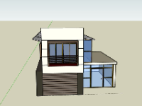 Nhà phố 2 tầng,Model su nhà phố 2 tầng,nhà phố 2 tầng file su