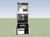 Nhà phố 3 tầng 5x20m