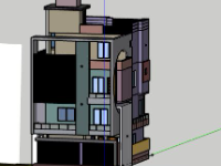 Nhà phố 3 tầng 9x12m file su