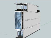 Nhà phố 4 tầng đẹp file su