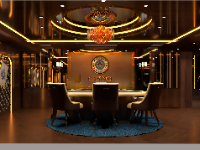 Phòng bài casino file 3D sketchup