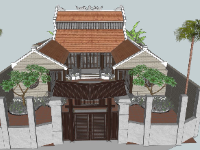 nhà thờ,file sketchup nhà thờ,sưu tầm nhà thờ họ