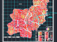 Tài liệu AutoCAD Quy Hoạch Sử Dụng Đất Thị Xã Chơn Thành - Bình Phước đến năm 2030