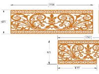 lan can cnc,lan can,mẫu lan can cnc,lan can dxf