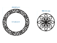 hoa văn tròn,hoa văn,cnc hoa văn tròn