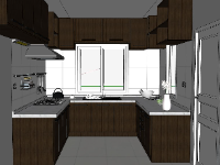 Thiết kế nội thất,phòng bếp,nội thất phòng bếp,Thiết kế nội thất phòng bếp,sketchup nội thất phòng bếp,sketchup nội thất bếp