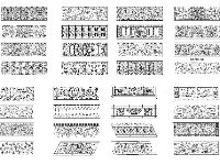 Tổng hợp hơn 300 mẫu hoa văn lan can đầy đủ nhất hiện nay file dxf