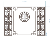 Vách ngăn cnc phòng thờ đẹp dxf