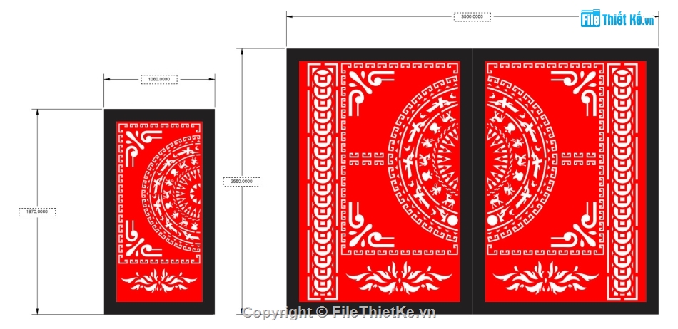 file cnc cổng 2 cánh,mẫu cổng cnc 2 cánh,autocad cổng 2 cánh,cắt cnc cổng 2 cánh