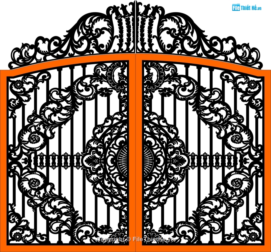 cổng 2 cánh cnc,file cnc cổng 2 cánh,mẫu cnc cổng 2 cánh
