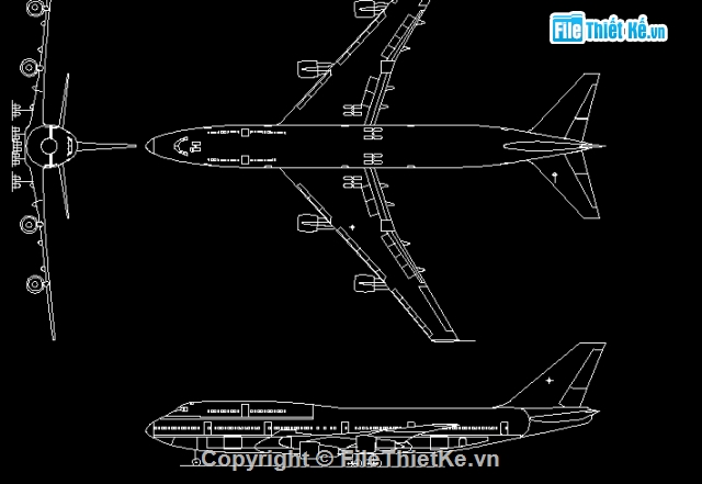 Hướng dẫn Vẽ máy bay bằng CAD từ cơ bản đến nâng cao