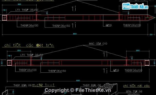 bản vẽ nhà 2 tầng,thiết kế nhà mái thái,nhà kích thước 7 x 12.3m