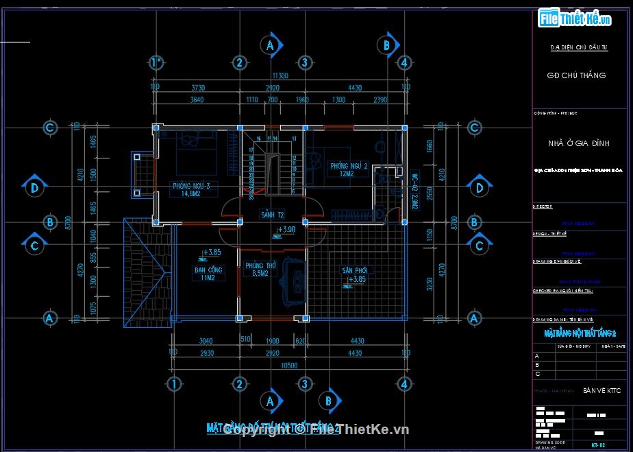 biệt thự 2 tầng,file cad biệt thự 2 tầng,cad biệt thự 2 tầng,Bản vẽ autocad biệt thự 2 tầng