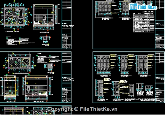 Biệt thự,Biệt thự kích thước 14x18m,Bản vẽ kiến trúc biệt thự