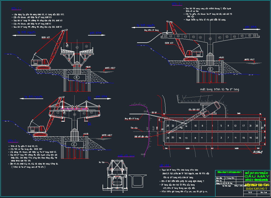 Bản vẽ,Biện pháp thi công,bản vẽ biện pháp,thi công cầu Mây