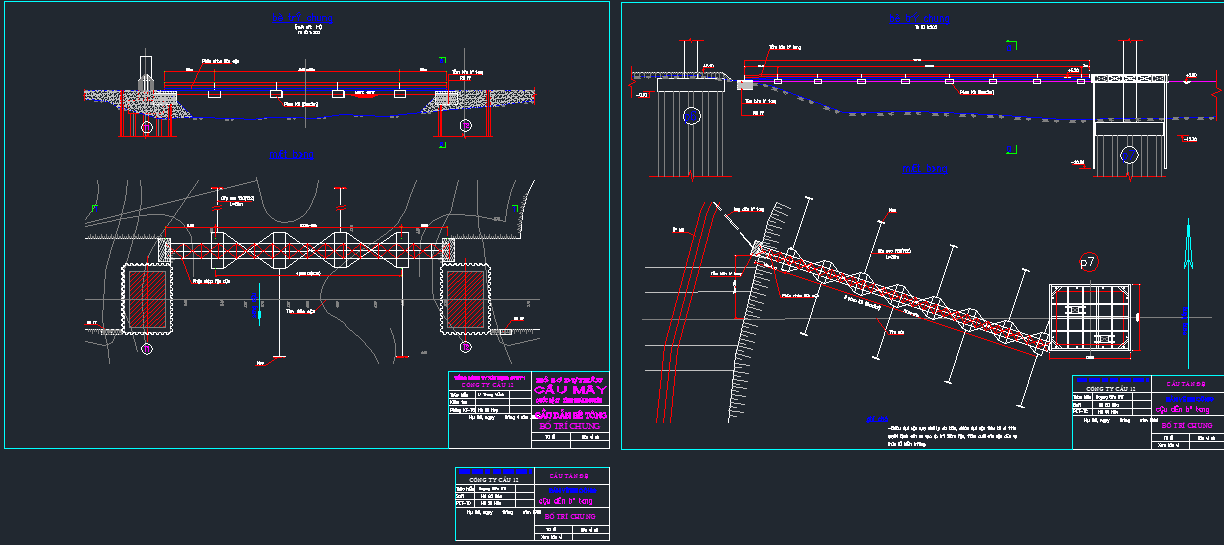 Bản vẽ,Biện pháp thi công,bản vẽ biện pháp,thi công cầu Mây