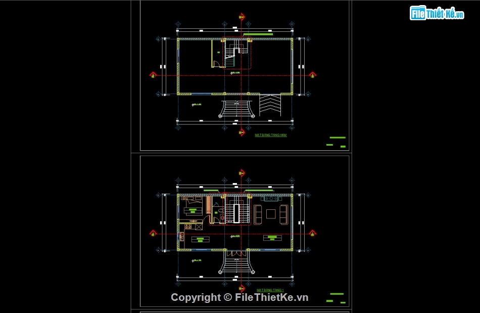 biệt thự hiện đại,biệt thự 3 tầng,file cad biệt thự 3 tầng,biệt thự 3 tầng file cad