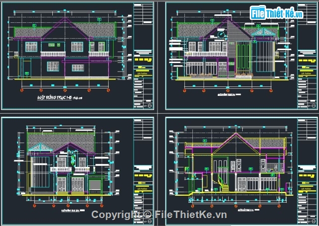 kiến trúc nhà 2 tầng,kiến trúc 2 tầng,Bản vẽ nhà phố,biệt thự 2 tầng,nhà phố 2 tâng