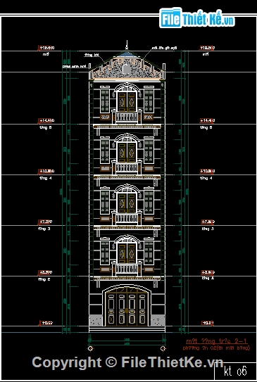 biệt thự phố,mẫu biệt thự,Bản vẽ nhà phố,nhà phố kích thước 5.4 x 16.4m