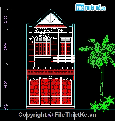 biệt thự phố,Bản vẽ nhà phố,mẫu biệt thự