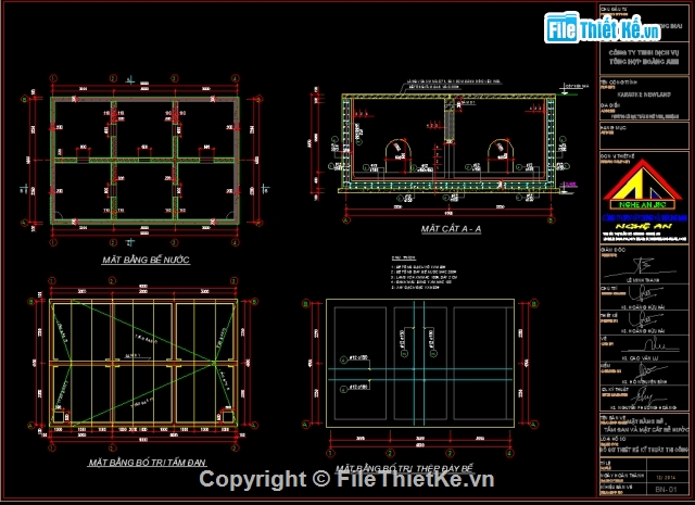 Bể nước PCCC 110m3,Bể nước chữa cháy 120m3,Bể nước 90m3,bể nước,bản vẽ bể nước,file cad bể nước