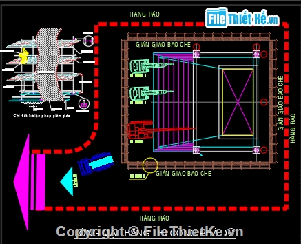 biện pháp phá dỡ nhà cao tầng,Bản vẽ cad biện pháp đục bê tông phá bỏ nhà cao tầ,đục bê tông nhà