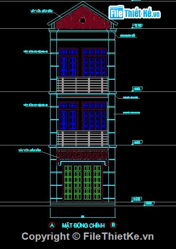 kiến trúc 5 tầng,Kích thước 4x18m,mẫu nhà 5 tầng,mẫu nhà có tầng hầm