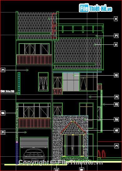 kết cấu biệt thự,mẫu nhà phố thiết kế đẹp,bản vẽ nhà phố