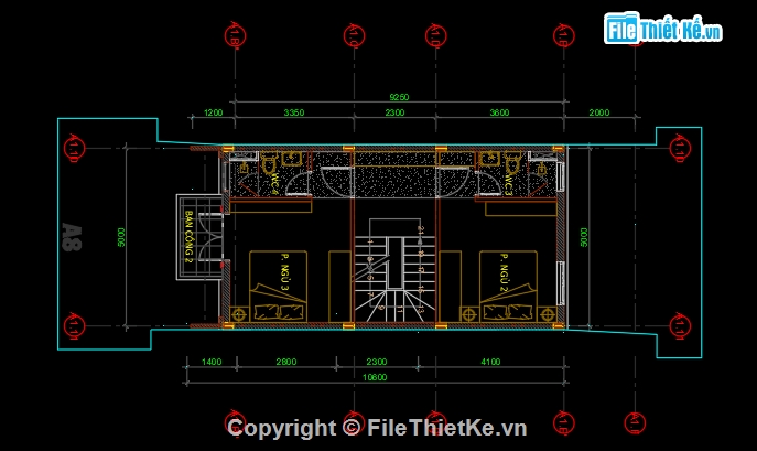 Bản vẽ nhà phố,điện nhà 4 tầng,Bản vẽ CAD nhà phố 4 tầng 5x16m ( kiến trúc,kết cấu,điện nước),kiến trúc 5 tầng