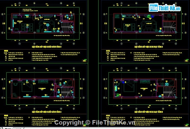 Bản vẽ nhà phố,bản vẽ nhà 6 tầng,điện nước nhà 6 tầng