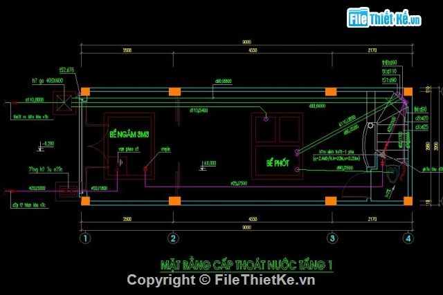 Bản vẽ nhà phố,bản vẽ nhà 6 tầng,điện nước nhà 6 tầng