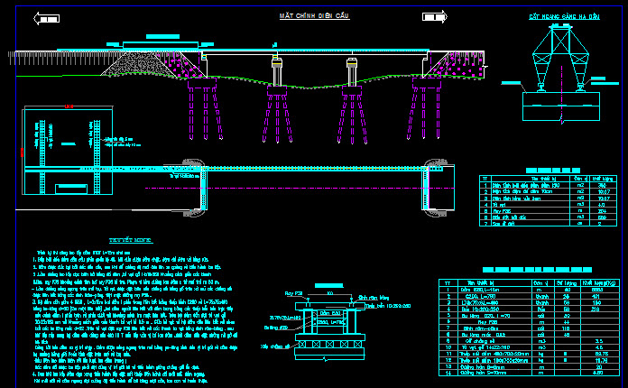 Bản vẽ,Bản vẽ cầu dầm,bản vẽ dầm bản