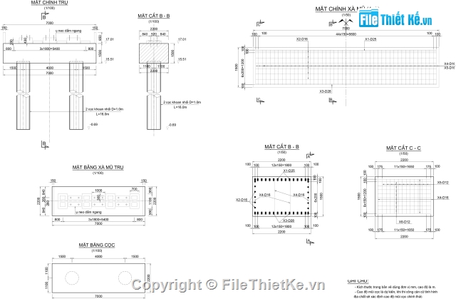 Bản vẽ,Bản vẽ cầu dầm,cầu dầm T,cầu dầm T 2 nhịp 12m