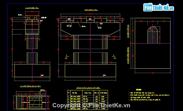 Bản vẽ,Bản vẽ cầu dầm,Bản vẽ dầm T