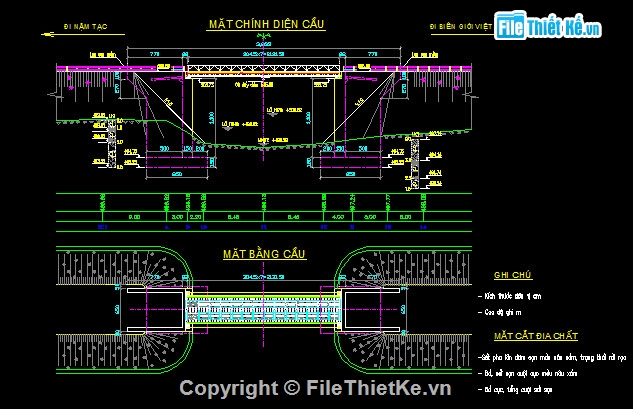 Bản vẽ,cầu bailey,Bản vẽ full,cầu dàn bailey 1 nhịp L= 21m,1 nhịp L= 21m khổ cầu 5m