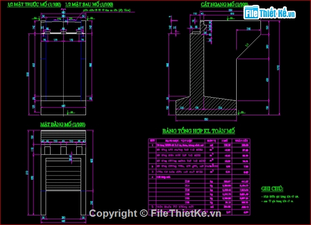 Bản vẽ cầu Sông Gia,thiết kế cầu Gia,file cad thiết kế cầu