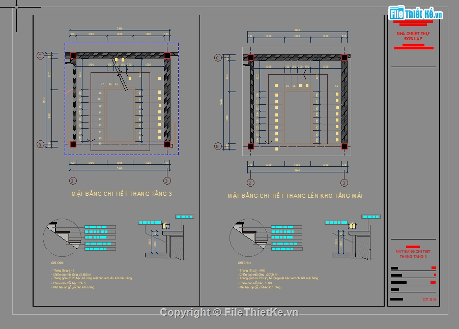 thiết kế cầu thang file cad,bản vẽ chi tiết cầu thang,cầu thang nhà ở