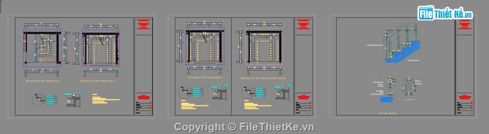 thiết kế cầu thang file cad,bản vẽ chi tiết cầu thang,cầu thang nhà ở