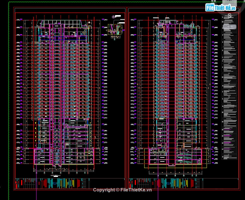 Bản vẽ chung cư cao tầng,bản vẽ chung cư,file cad chung cư,chung cư file autocad,Autocad chung cư 30 tầng