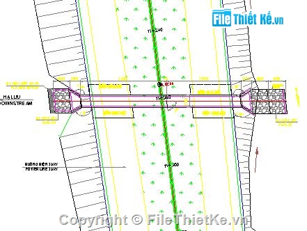 Bản vẽ cống hộp khẩu độ 2.5m x 2.5m,Bản vẽ cống hộp khẩu độ 3m x 3m,Bản vẽ cống hộp